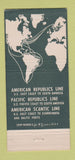 Matchbook Cover - Moore McCormack Lines cruise? Shipping? 30 Strike