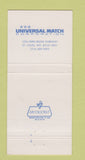Matchbook Cover - Charles Brock Knotty Pine Motel Hazelwood MO 30 Strike