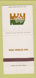 Matchbook Cover - Paso Robles Inn CA 30 Strike