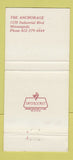 Matchbook Cover - The Anchorage Minneapolis MNJ 30 Strike