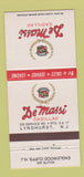 Matchbook Cover - DeMassi Cadillac Lyndhurst Englewood Cliffs NJ 30 Strike