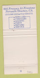 Matchbook Cover - Janaco BMW Downey Norwalk CA WEAR 30 Strike