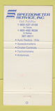Matchbook Cover - Speedometer Service AC Delco Dallas TX GM 30 Strike