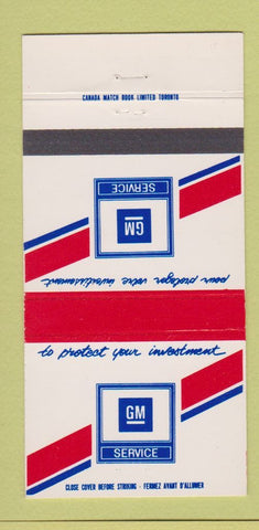 Matchbook Cover - GM Service Caldwell Motors Hamiota MB 30 Strike