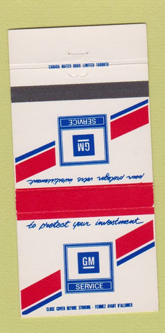 Matchbook Cover - Bird Chevrolet Oldsmobile Welland ON 30 Strike