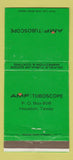 Matchbook Cover - AMF Tuboscope Houston TX 30 Strike