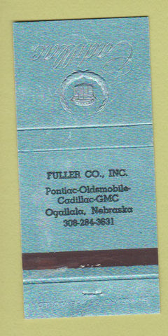 Matchbook Cover - Pontiac Oldsmobile Cadillac GMC Ogallala NE WEAR 30 Strike