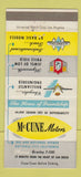 Matchbook Cover - International Plymouth Chrysler National City CA 30 Strike