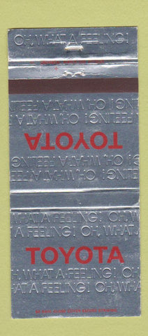 Matchbook Cover - Toyota  30 Strike