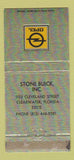 Matchbook Cover - Stone Buick Opel Clearwater FL WEAR 30 Strike
