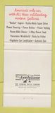 Matchbook Cover - Oldsmobile Rocket Leo Rule Compton CA 30 Strike