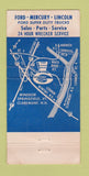 Matchbook Cover - Gateway Ford Mercury Lincoln White River Junction VT 30 Strike