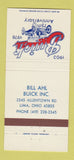 Matchbook Cover - Bill Ahl Buick Lima OH 1978 30 Strike