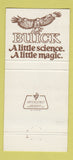 Matchbook Cover - Bill Ahl Buick Lima OH 1978 30 Strike