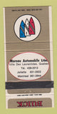 Matchbook Cover - Moreau Buick Ville Des Laurentides QC WORN 30 Strike