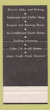 Matchbook Cover - Desert Sahara Motor Lodge Spokane WA girlie 30 Strike