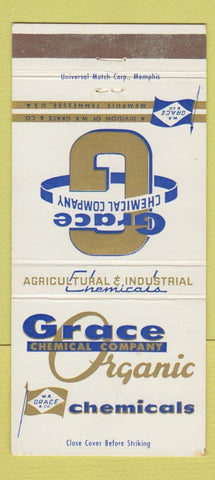 Matchbook Cover - Grace Chemical Memphis TN 30 Strike