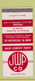Matchbook Cover - John W Patterson Construction Equipment Carnegie PA 30 Strike