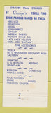 Matchbook Cover - Craig's Fine Furniture Delray Beach FL 30 Strike