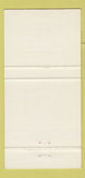 Matchbook Cover - Assiboine Golf Club Winnipeg MB YELLOW 30 Strike