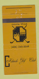 Matchbook Cover - Hilands Golf Club Billings MT 30 Strike
