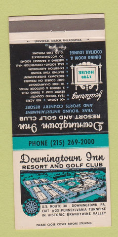 Matchbook Cover - Dwonington Inn Resort PA 30 Strike