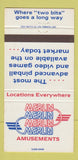 Matchbook Cover - Merlin Amusements CHAIN Canada 30 Strike