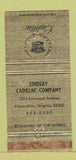 Matchbook Cover - Lindsay Cadillac Alexandria VA WORN 30 Strike