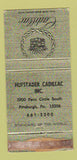 Matchbook Cover - Hufstader Cadillac Pittsburgh PA WORN 30 Strike