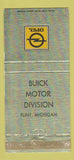 Matchbook Cover - Opel Buick Motor Division Flint MI WEAR 30 Strike