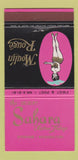 Matchbook Cover - Sahara Motor Lodge girlie Spokane WA 30 Strike