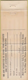 Matchbook Cover - Richard Anderson Monarch Match West Los Angeles CA