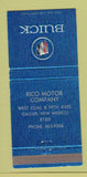 Matchbook Cover - Rico Motors Buick Gallup NM WEAR 30 Strike