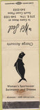 Matchbook Cover - Teh Wet Seal Costa Mesa CA WEAR