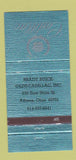 Matchbook Cover - Brady Buick Oldsmobile Cadillac Athens OH 30 Strike