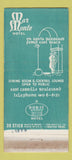 Matchbook Cover - Hotel Mar Monte Santa Barbara CA 30 Strike