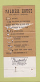 Matchbook Cover - Palmer House Colorado Springs TAPED 30 Strike