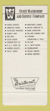 Matchbook Cover - State Machinery Supply West Columbia SC SAMPLE 30 Strike
