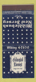Matchbook Cover - Colonial Farms Middlebush NJ 21 Strike Feature
