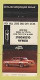 Matchbook Cover - 1980 Oldsmobile Ferman Tampa FL Cutlass 30 Strike
