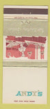 Matchbook Cover - Andy's Salt Lake City Denver Colorado restaurant 30 Strike