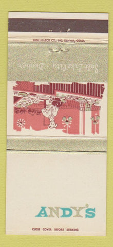 Matchbook Cover - Andy's Salt Lake City Denver Colorado restaurant 30 Strike