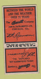 Matchbook Cover - Barrett Company Chicago IL WEAR DIAMOND PULLQUICK