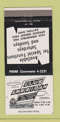 Matchbook Cover - Club Sheridan Dayton OH 30 Strike