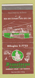 Matchbook Cover - Franciscan Restaurant San Francisco CA WEAR 30 Strike