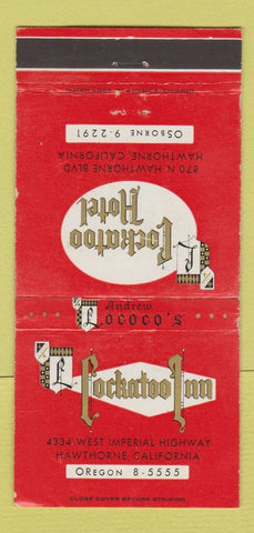 Matchbook Cover - Cockatoo Inn Hawthorne CA 30 Strike