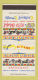 Matchbook Cover - Arlington Carousel Restaurant Arlington Heights IL 30 Strike