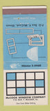 Matchbook Cover - McCook Window Company IL 30 Strike