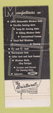 Matchbook Cover - McCook Window Company IL 30 Strike