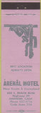 Matchbook Cover - Arenal Motel Anaheim CA cactus
